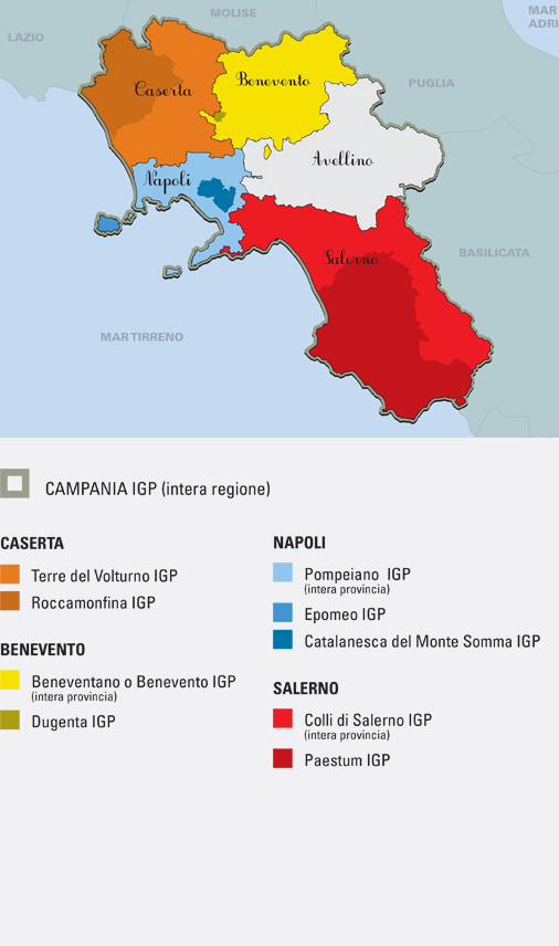 Campania denominazioni IGP