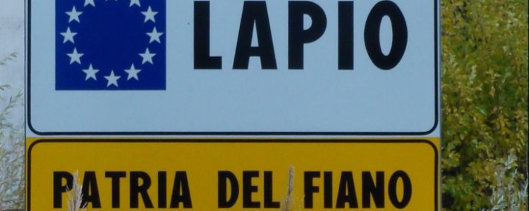 Cartello benvenuto Lapio