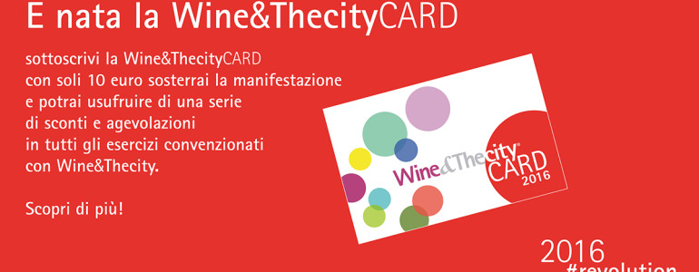 La Wine&TheCity Card